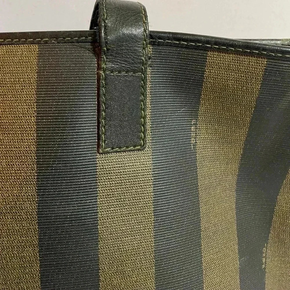 Fendi vintage pequin color block shoulder bag - Picture 12 of 15